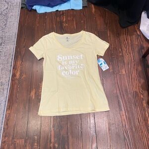Yellow Graphic Tee